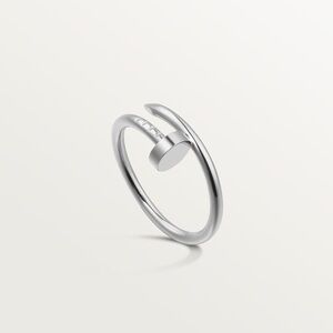 Silver Bangle Ring Juste un Clou White Gold Silver Ring Size 8 Women’s lux inspo